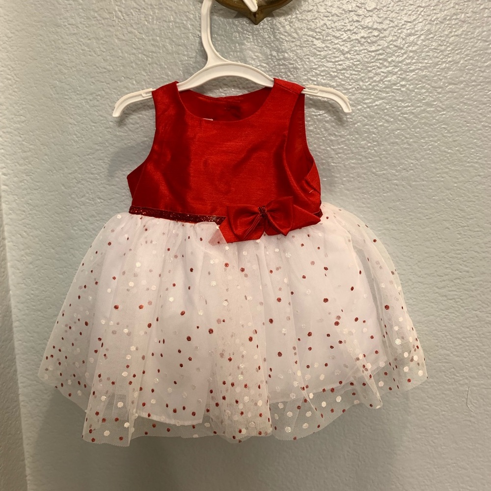 NWOT Mia and Mimi formal white and red dress